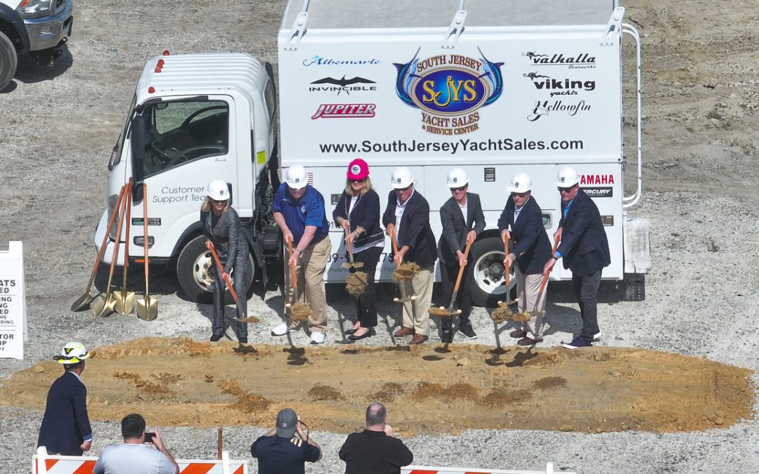 South Jersey Yacht Sales, Grace Construction and Somers Point Officials Hold Groundbreaking Ceremony for New Yacht Sales Showroom